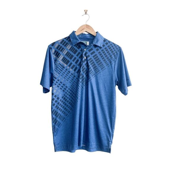 Ben Hogan Performance Mens Polo Shirt Short Sleeve Blue Small - Picture 1 of 5